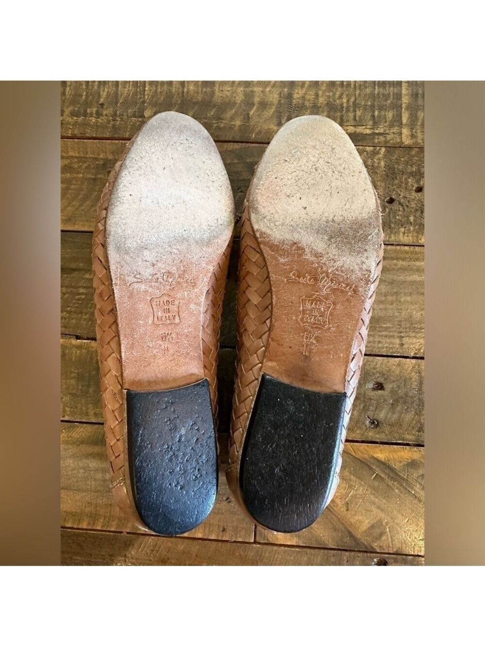Sesto Meucci Tan Leather Tasseled LoafersSize 6.5N - Picture 7 of 7
